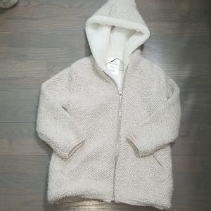 Girls full zip hooded sweater